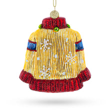 Load image into Gallery viewer, Festive Holiday Sweater Glass Christmas Ornament