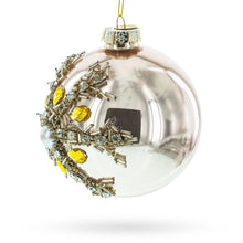 Load image into Gallery viewer, Dazzling Jeweled Star Glass Ball Christmas Ornament