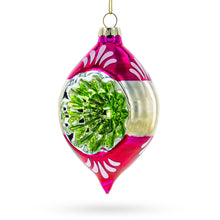Load image into Gallery viewer, Vintage Tinsel Retro-Inspired Glass Christmas Ornament