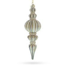 Load image into Gallery viewer, Vintage-Inspired Finial Glass Christmas Ornament