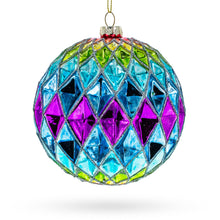 Load image into Gallery viewer, Vibrantly Colored Radiant Glass Christmas Ornament