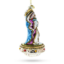 Load image into Gallery viewer, Nativity Scene Sacred Glass Christmas Ornament