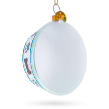 Load image into Gallery viewer, Bowl White Bone Glass Christmas Ornament