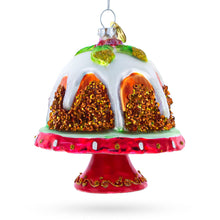Load image into Gallery viewer, Glazed Cake Glass Christmas Ornament