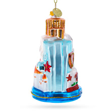 Load image into Gallery viewer, Landmarks of Los Angeles, California Glass Christmas Ornament