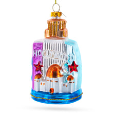 Load image into Gallery viewer, Landmarks of Los Angeles, California Glass Christmas Ornament