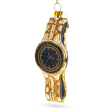 Load image into Gallery viewer, Golden Watch Glass Christmas Ornament