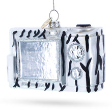 Load image into Gallery viewer, Classic Camera for Photography Enthusiasts Glass Christmas Ornament