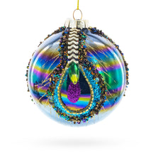 Load image into Gallery viewer, Radiant with Intricate Gems Glass Ball Christmas Ornament 4.6 Inches