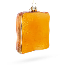 Load image into Gallery viewer, Egg on Toast Glass Christmas Ornament