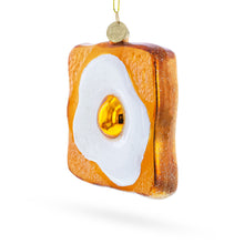 Load image into Gallery viewer, Egg on Toast Glass Christmas Ornament