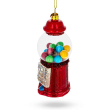 Load image into Gallery viewer, Candy Vending Machine Glass Christmas Ornament