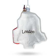 Load image into Gallery viewer, London Attractions, United Kingdom Glass Christmas Ornament