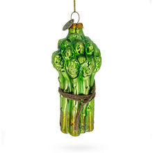 Load image into Gallery viewer, Fresh Asparagus Glass Christmas Ornament