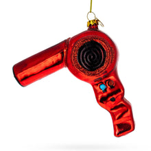 Load image into Gallery viewer, Hair Dryer Glass Christmas Ornament