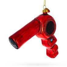 Load image into Gallery viewer, Hair Dryer Glass Christmas Ornament