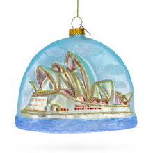 Load image into Gallery viewer, Sydney Opera House Glass Christmas Ornament