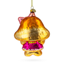 Load image into Gallery viewer, Gingerbread Girl Glass Christmas Ornament