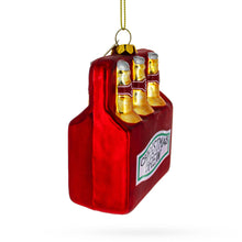 Load image into Gallery viewer, Festive Christmas Brew Beer Glass Christmas Ornament