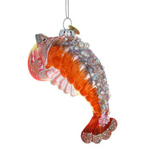 Load image into Gallery viewer, Red Lobster Glass Christmas Ornament