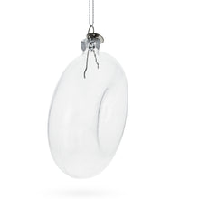 Load image into Gallery viewer, Doughnut Clear Glass Christmas Ornament
