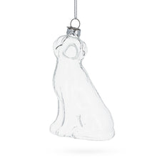 Load image into Gallery viewer, Dog Clear Glass Christmas Ornament