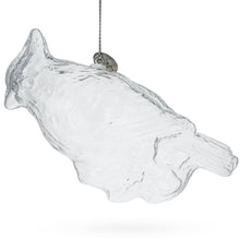 Load image into Gallery viewer, Cardinal Clear Glass Christmas Ornament
