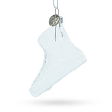 Load image into Gallery viewer, Stiletto Shoe Clear Glass Christmas Ornament