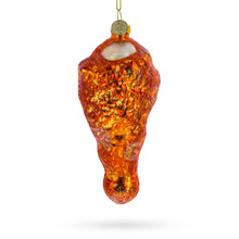 Load image into Gallery viewer, Chicken Drumstick Glass Christmas Ornament