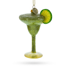 Load image into Gallery viewer, Refreshing Cocktail with Lime Glass Christmas Ornament