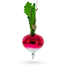 Load image into Gallery viewer, Vibrant Radish Glass Christmas Ornament