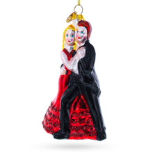 Load image into Gallery viewer, Graceful Dancing Couple Glass Christmas Ornament