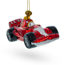 Load image into Gallery viewer, Sleek Racing Sports Car Glass Christmas Ornament