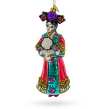 Load image into Gallery viewer, Chinese Empress Glass Christmas Ornament