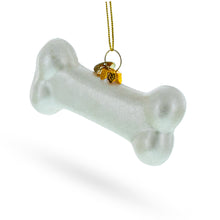 Load image into Gallery viewer, White Bone Glass Christmas Ornament