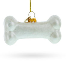 Load image into Gallery viewer, White Bone Glass Christmas Ornament