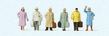 Load image into Gallery viewer, Preiser 14117 HO Scale Travellers -- Era III pkg(6)