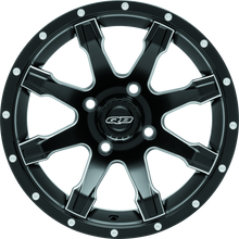 Load image into Gallery viewer, QuadBoss, QuadBoss Grinder 14x7 PowerSports Wheels - 4/110 Bolt Pattern, 5+2 Offset