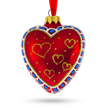 Load image into Gallery viewer, To My Sweetheart Glass Heart Christmas Ornament