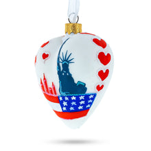 Load image into Gallery viewer, I Love New York Heart Glass Christmas Ornament