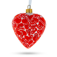 Load image into Gallery viewer, I Love You Glass Heart Christmas Ornament