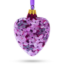 Load image into Gallery viewer, Grandma Always in My Heart Glass Heart Christmas Ornament