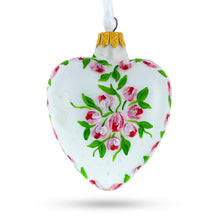 Load image into Gallery viewer, Mother's Day Red Heart Shape Glass Ornament