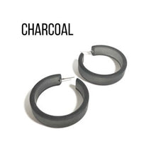 Load image into Gallery viewer, Portland Frosted Lucite Hoop Earrings