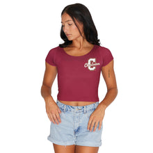 Load image into Gallery viewer, College of Charleston Maroon Babydoll Tee