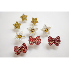 Load image into Gallery viewer, Christmas Blonde Hair Brooch with Earring Set by Laliblue