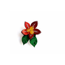 Load image into Gallery viewer, Christmas Flower Button Cover by Laliblue