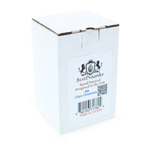 Load image into Gallery viewer, White Bunny with Pink Ears Glass Christmas Ornament