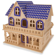 Load image into Gallery viewer, Set of 2 Eiffel Tower and House Model Kit Wooden 3D Puzzles