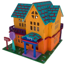 Load image into Gallery viewer, Set of 2 Eiffel Tower and House Model Kit Wooden 3D Puzzles